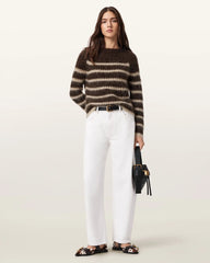 Riga Striped Crew Neck Sweater