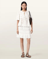 Masie Tiered Mini Skirt