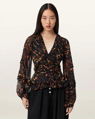 Silvie Ruffled Top