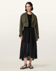 Ophelia Cropped Suede Jacket