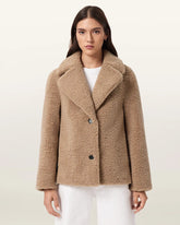 Eddie Faux Teddy Jacket