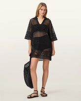 Kyra Open Knit Mini Dress