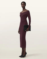 Delta Bodycon Jersey Midi Dress