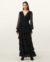 Xantara Shirred Maxi Dress
