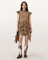 Cavarly Cotton Mini Dress