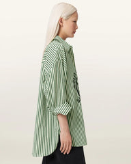 Adrianne Relaxed Fit Striped Shirt