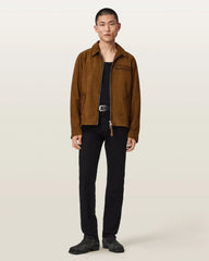 Ashwood Long Sleeve Suede Jacket