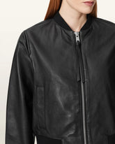 Orten Leather Bomber Jacket