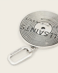 Record Sterling Silver Pendant Charm