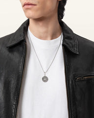 Record Sterling Silver Pendant Charm