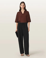Phi Linen-Blend Wide Leg Pants