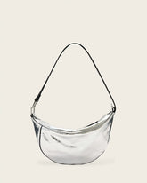 Luna Metallic Leather Shoulder Bag