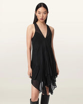 Gretel Asymmetric Tiered Midi Dress