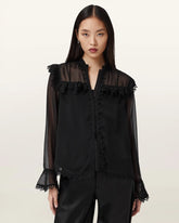 Ciara Sheer Lace Shirt