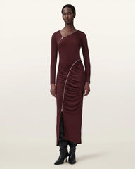 Elsie Zipper Maxi Dress