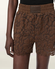 Amelie Mid Rise Relaxed Lace Shorts