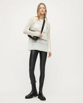 Cora Leather Look High-Rise Leggings