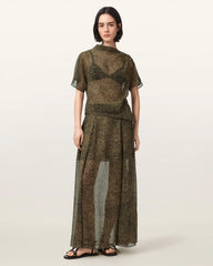 Sali Cropped Mesh Top