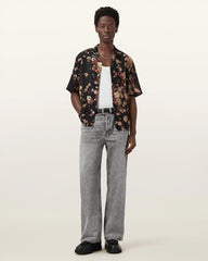 Lenny Loose Fit Wide Leg Denim Jeans