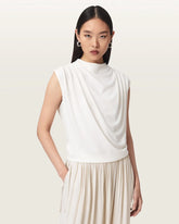 Emerson Sleeveless Pleated Top