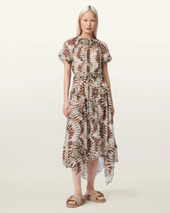 Lamaia Asymmetric Midi Dress