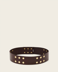 Rio Studded Leather Waist Belt