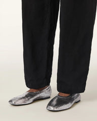 Hailee Leather Ballet Flats