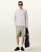 Benji Checked Sweat Shorts