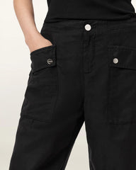 Val Cargo Linen Blend Pants