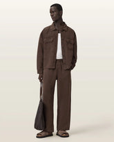 Korten Loose Fit Linen Blend Pants