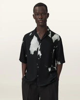 Templar Oversized Short Sleeve Printed Shirt