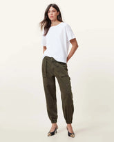 Mila Tapered Denim Cargo Pants