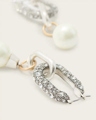 Cadence Two Tone Link Earrings