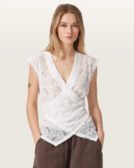 Vera Sleeveless Wrap Blouse