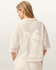 Elma Crochet Lace Cropped Top