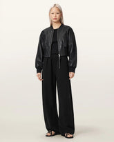 Jett Wide Leg Linen Blend Pants