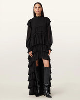 Cavarly Tiered Ruffle Maxi Dress