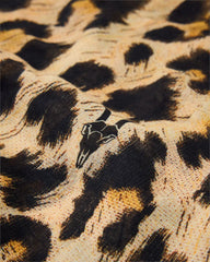 Leia Leopard Print Cotton Scarf