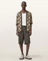 Morena Short Sleeve Collared Cardigan