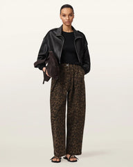 Becca Barrel Leg Denim Pants