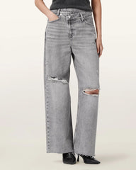 Aki Mid Rise Crossover Jeans