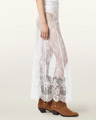Arran Lace Ankle Length Skirt