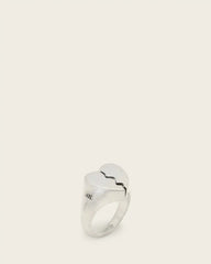 Broken Heart Sterling Silver Ring