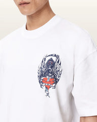 Scimitar Short Sleeve Boxy Graphic T-Shirt