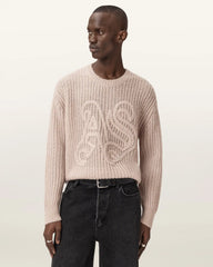 Chainy Embroidered Sweater
