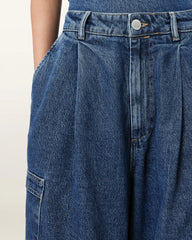 Sol Tapered Denim Cargo Jeans