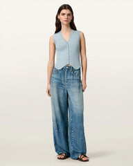 Jett Barrel Leg Illusion of Denim Pants