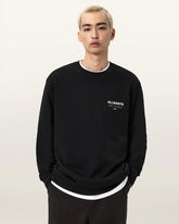 Underground Relaxed Fit Crew Neck Sweatshirt