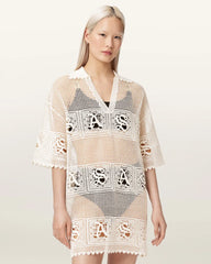 Kyra Open Knit Mini Dress