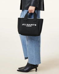 Izzy Logo Print Knitted Mini Tote Bag